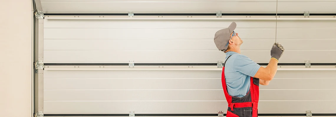 Aluminum Garage Door Installation in West Chicago, Illinois