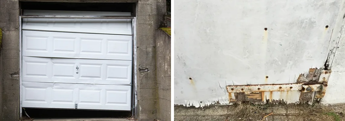 Rotten Commercial Garage Door Repair in West Chicago, IL