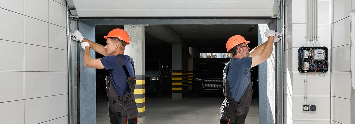 Wooden Garage Door Frame Repair in West Chicago, Illinois